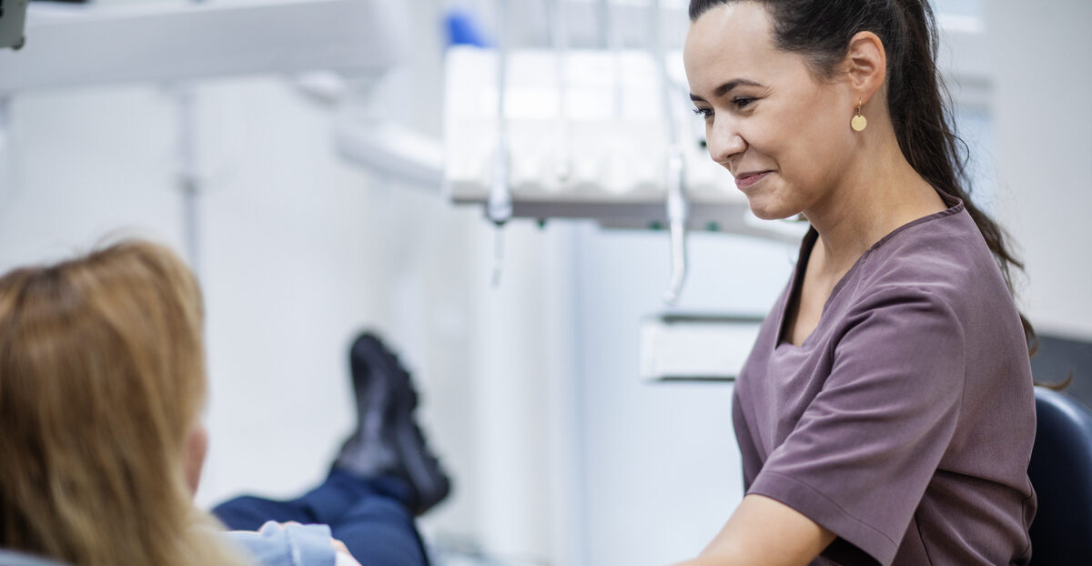 Przyszła mama u dentysty